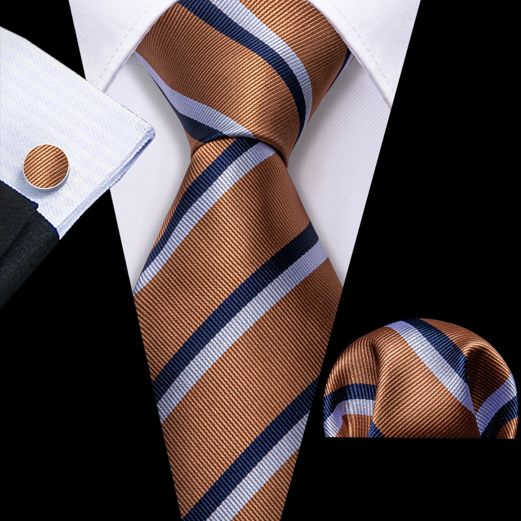 Solid Men Silk Necktie N-5721 Men's Accessories JT's Designer Fashion