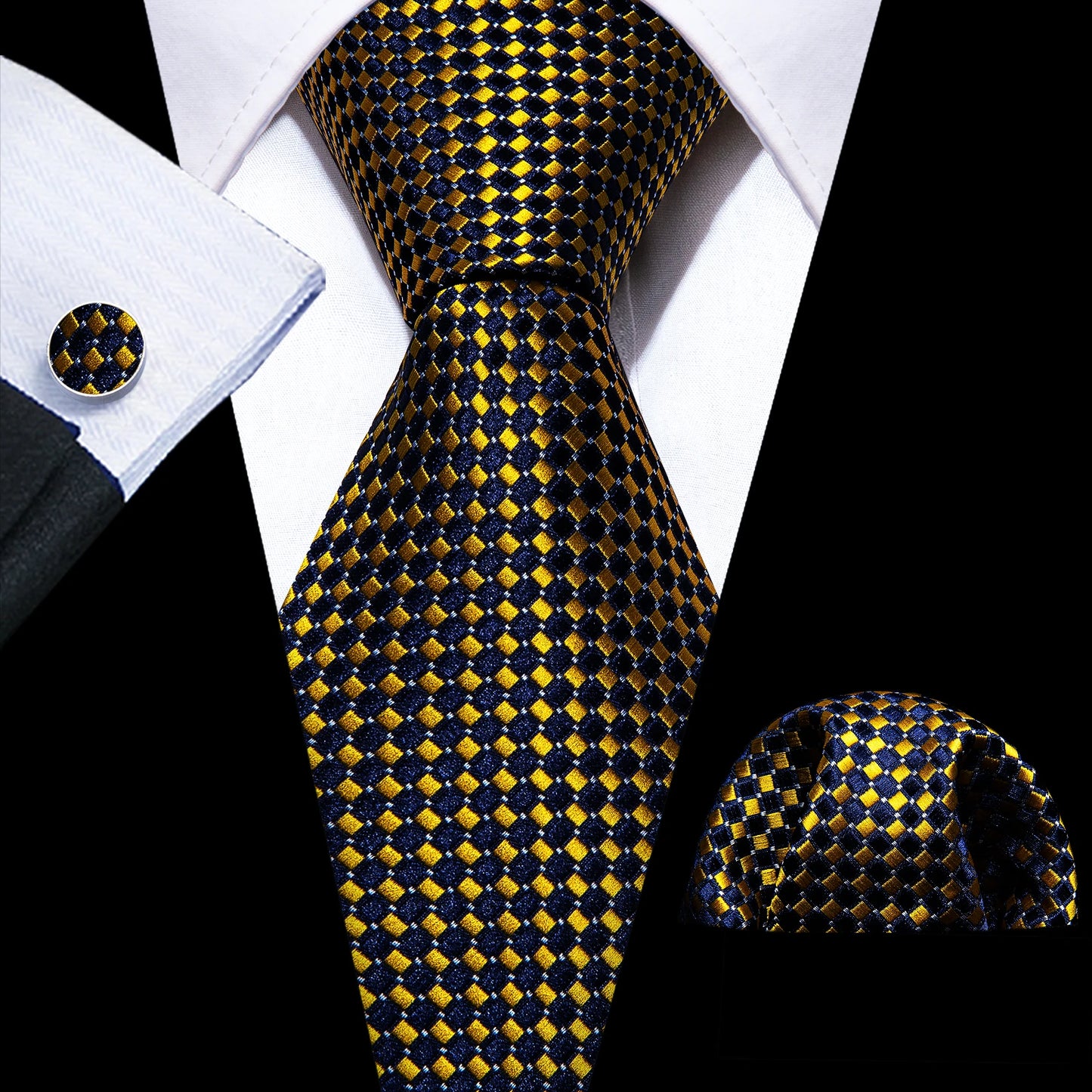 Solid Men Silk Necktie N-5865 Men's Accessories JT's Designer Fashion