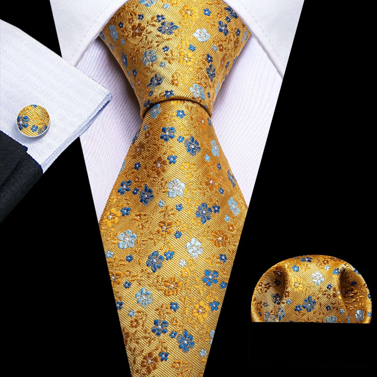 Solid Men Silk Necktie N-5916 Men's Accessories JT's Designer Fashion