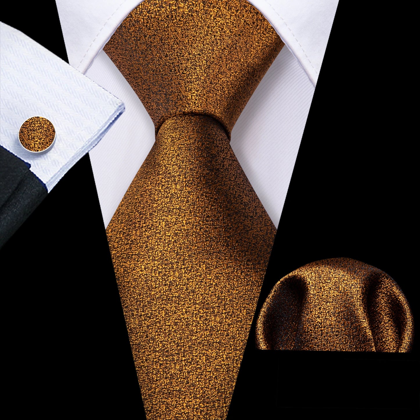 Solid Men Silk Necktie N-5750 Men's Accessories JT's Designer Fashion