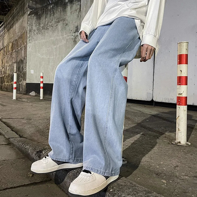 Classic Straight Baggy Wide Leg Trousers Men's Pants JT's Designer Fashion