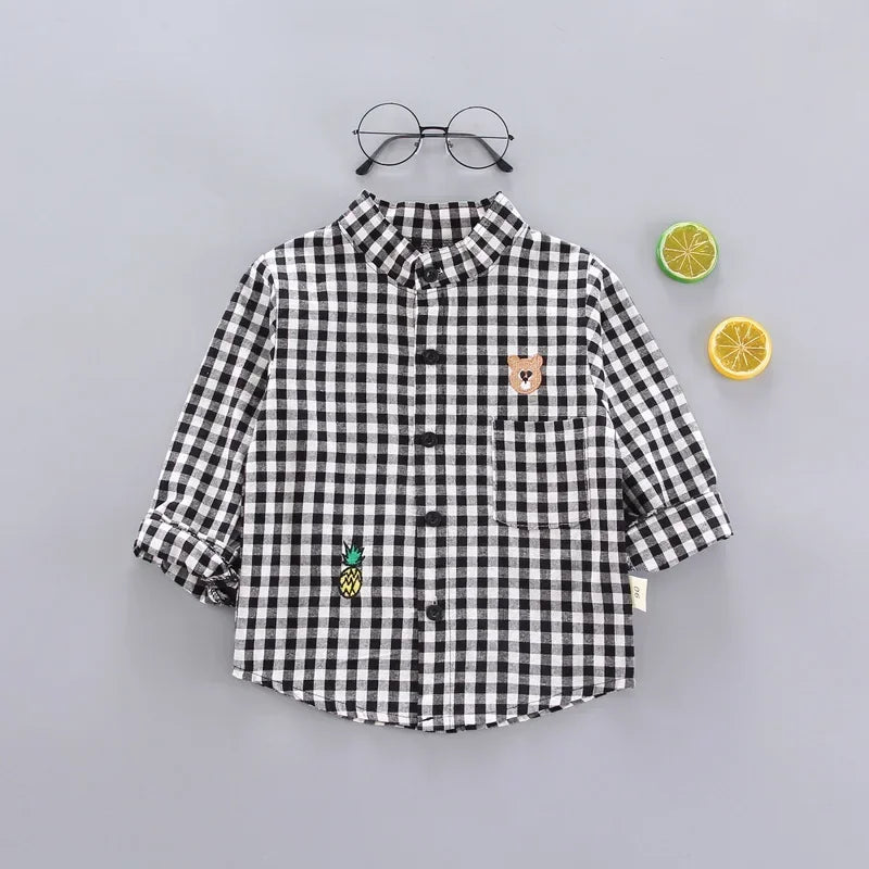 Kids Cotton Clothes Shirt Type4 Black Children's Apparel JT's Designer Fashion