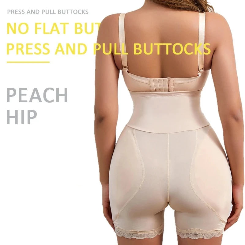 All-in-One Body Shaper for Women - Butt Lifter, Waist Trainer, High-Waisted Shorts, and Curve-Enhancing Hip Pads Corsets & Bustiers JT's Designer Fashion