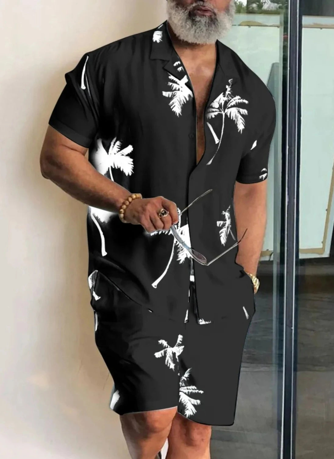 Men's Summer Vibe 2 Piece Short Set A19TZF5F2311138 Men's Clothing JT's Designer Fashion