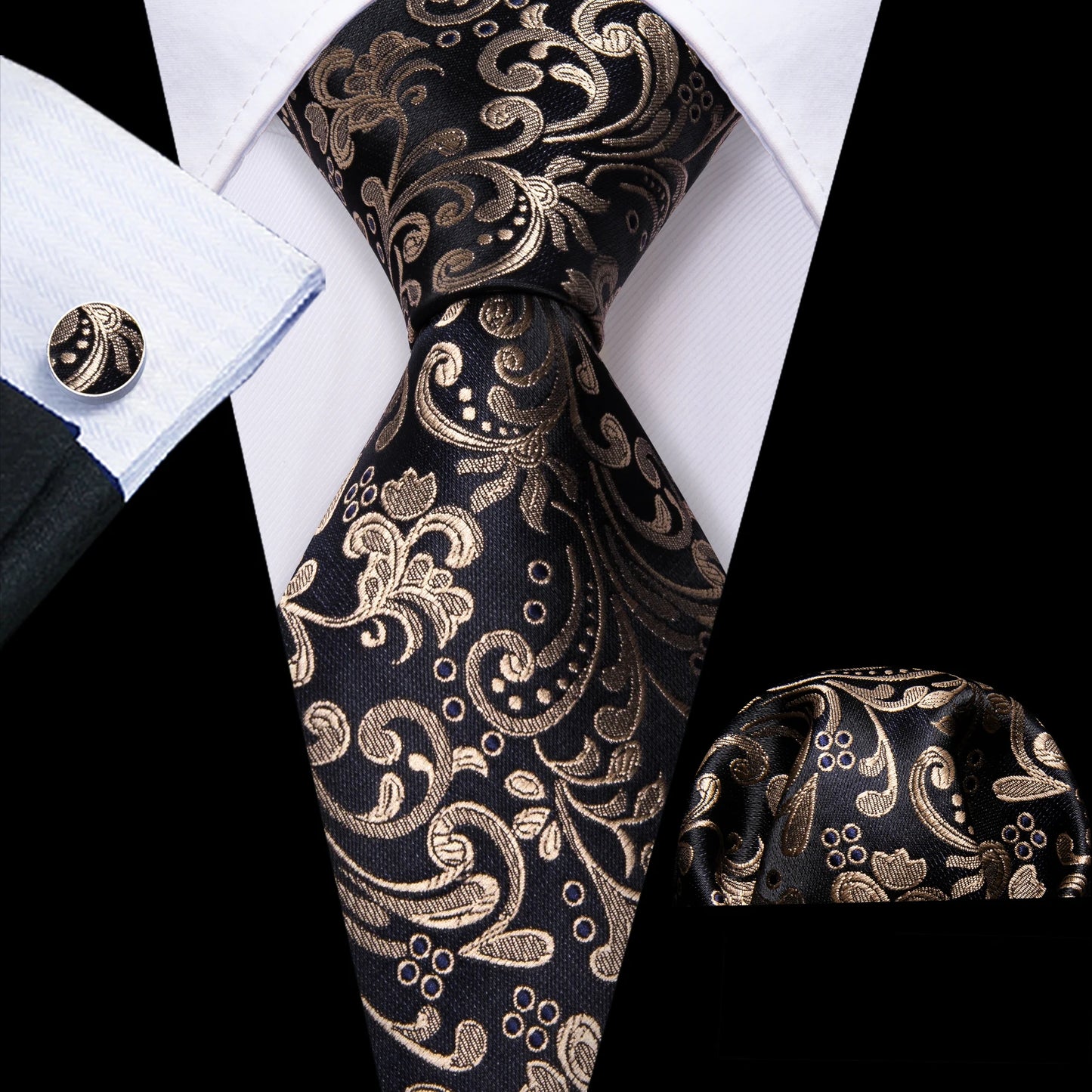 Solid Men Silk Necktie N-5782 Men's Accessories JT's Designer Fashion