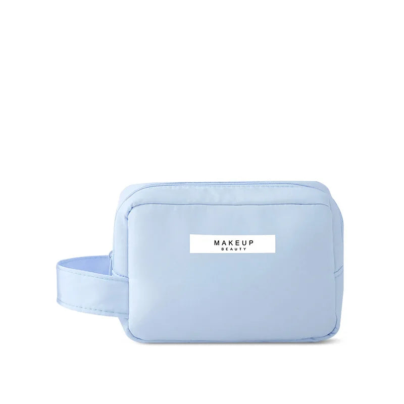 Ladies Portable Makeup Storage Bag Blue small Makeup Bags JT's Designer Fashion