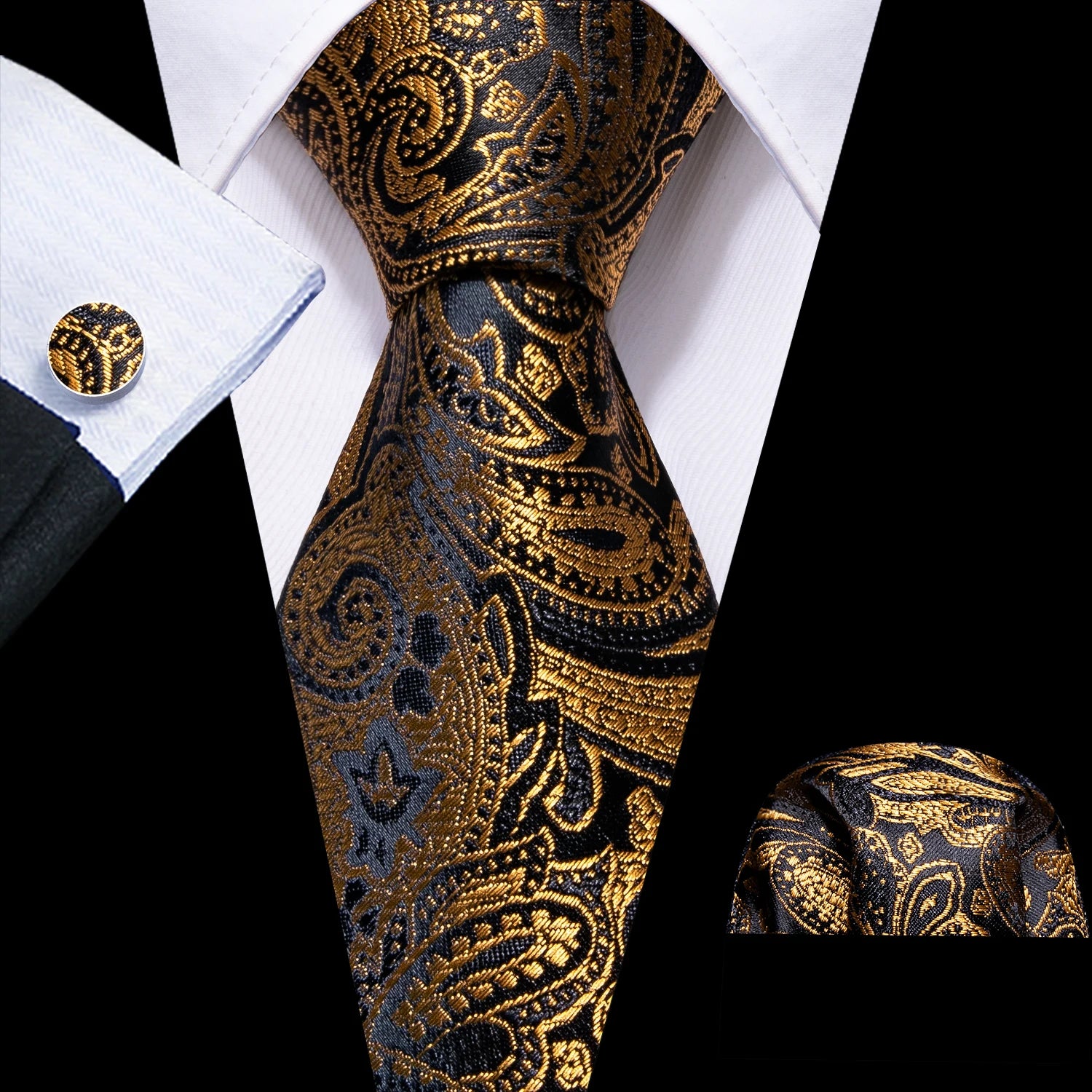 Solid Men Silk Necktie N-5412 Men's Accessories JT's Designer Fashion