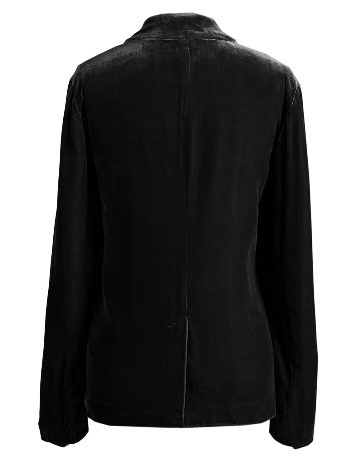 Pocketed Button Up Lapel Collar Blazer Long Sleeve Tops JT's Designer Fashion