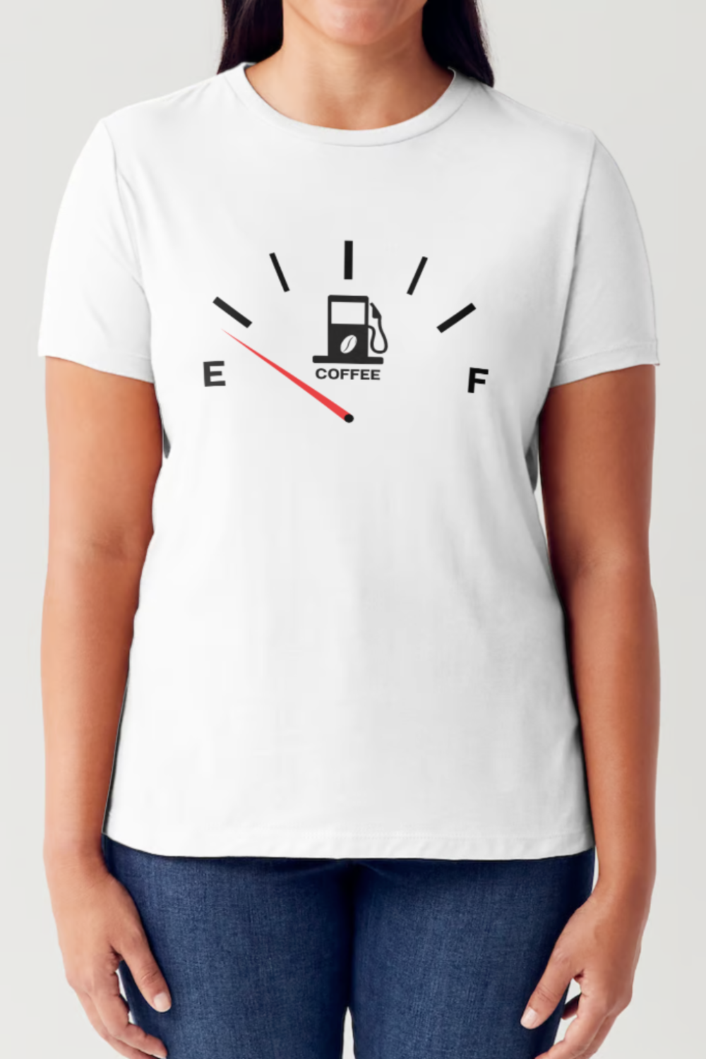 Coffee Fuelled Graphic Short Sleeve Tubular T-Shirt White Graphic Tees JT's Designer Fashion