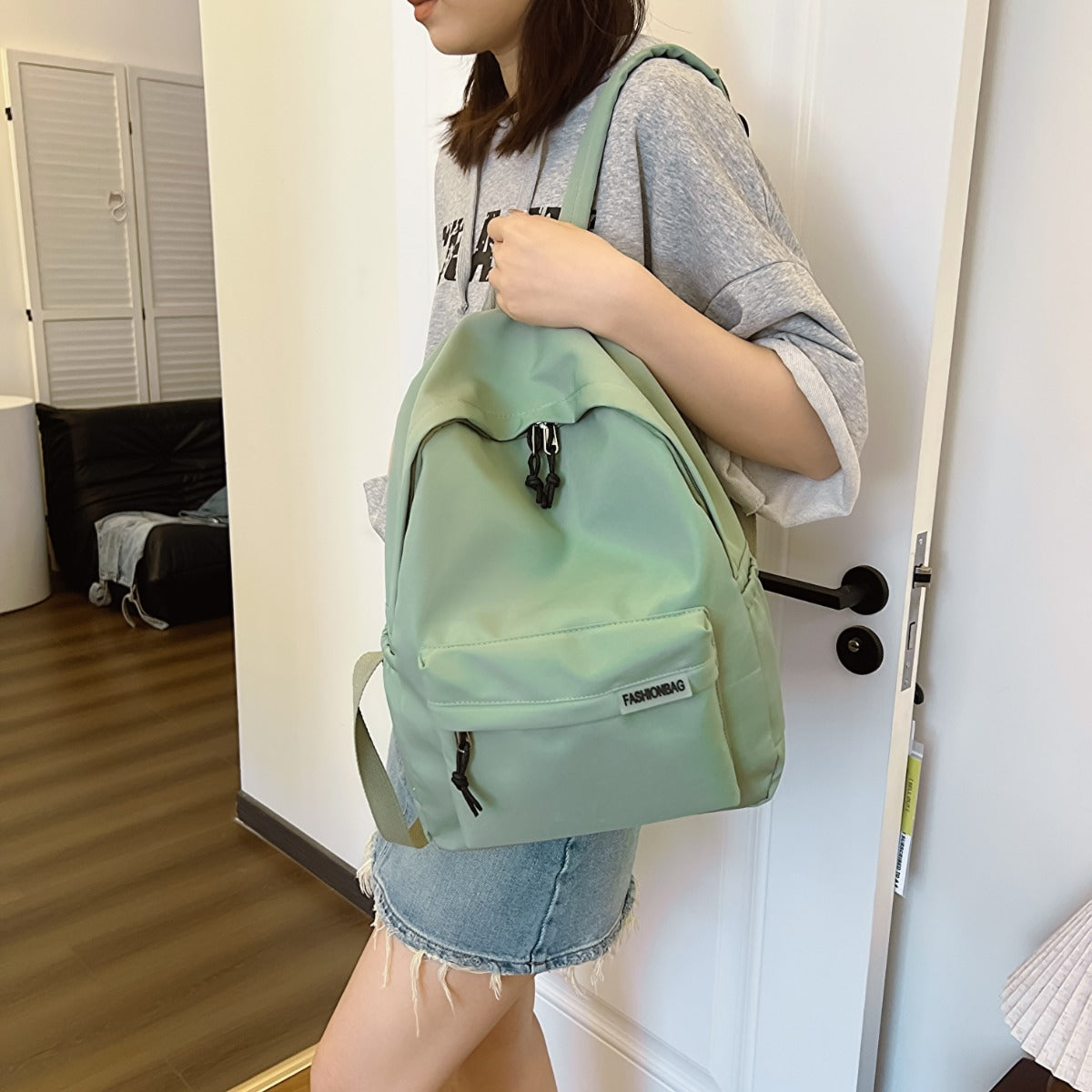 Adjustable Strap Cloth Large Backpack Bag Backpacks JT's Designer Fashion