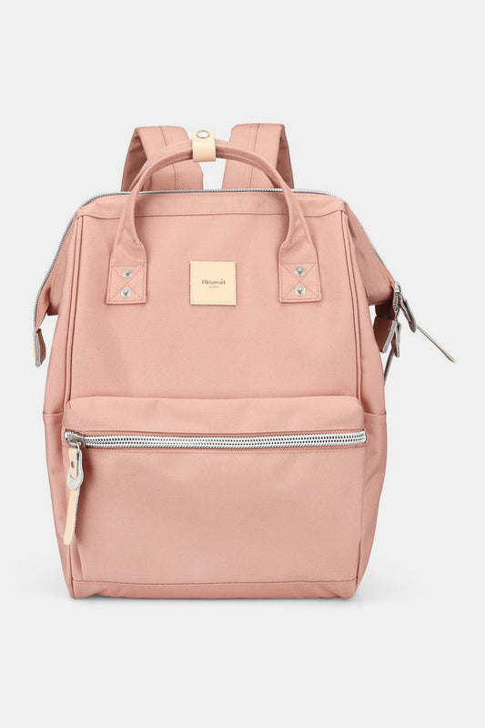 Himawari Water Resistant Canvas Backpack Bag with Side Pockets Pink One Size Backpacks JT's Designer Fashion