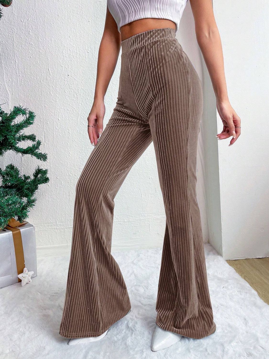 High Waist Flare Pants Pants & Culotte JT's Designer Fashion