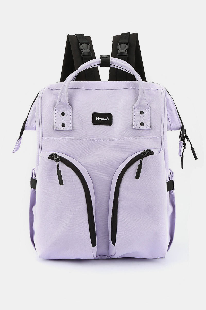 Himawari Waterproof Backpack Bag with Multilayer Pockets Lavender One Size Backpacks JT's Designer Fashion