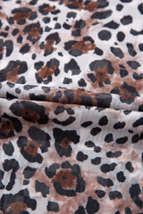 Multicolour Leopard Checkered Double Printed Reversible Sleeveless Long Dress Maxi Dresses JT's Designer Fashion