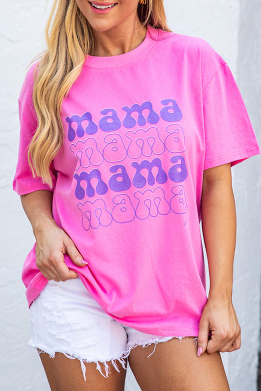 Bonbon MOM Daisy Graphic Oversized T shirt Tops & Tees JT's Designer Fashion