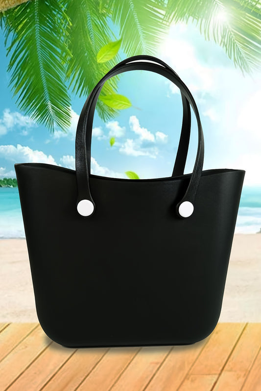 Black Waterproof Self-assembly Detachable Straps EVA Tote Bag Handbags JT's Designer Fashion