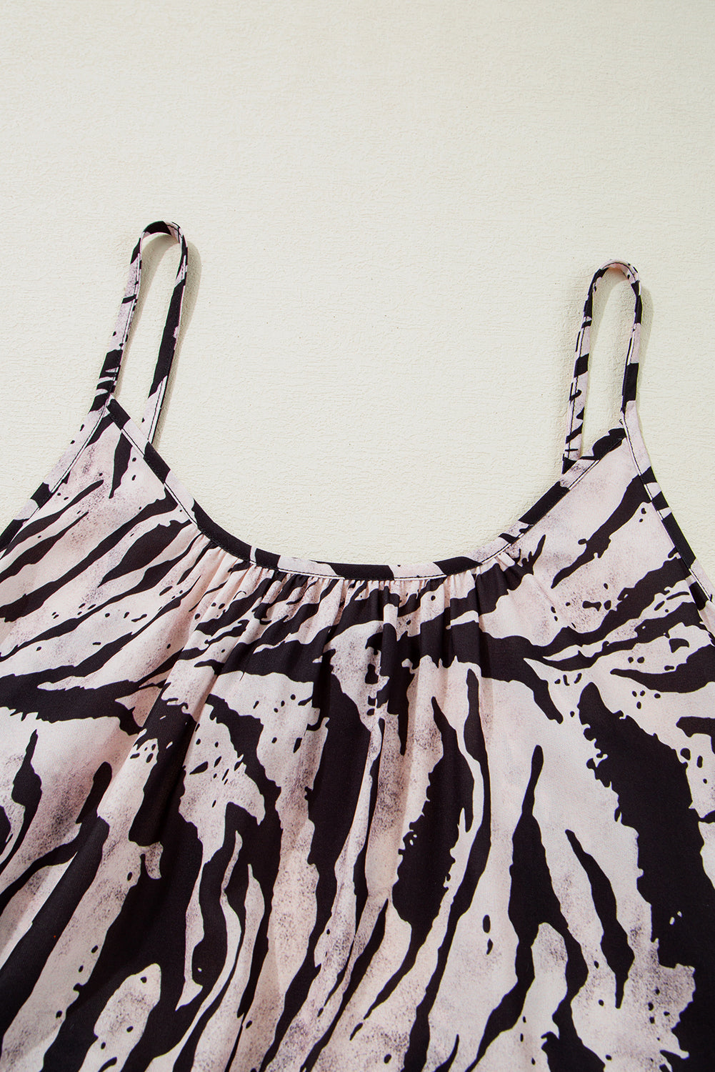 Black Abstract Print Open Back Boho Loose Maxi Sundress Maxi Dresses JT's Designer Fashion