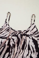 Black Abstract Print Open Back Boho Loose Maxi Sundress Maxi Dresses JT's Designer Fashion