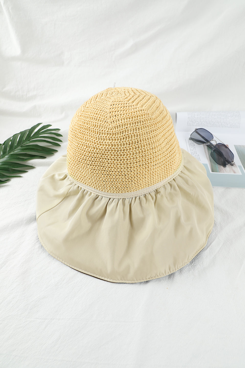 Beige Women's Summer Beach Hat Hats & Caps JT's Designer Fashion