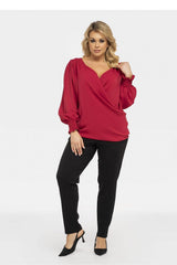 Magma Elegance Blouse – Effortless Chic for Every Occasion Blouses & Shirts JT's Designer Fashion