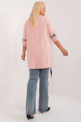 Chic Asymmetrical Plus Size Blouse – Rhinestone Detail, 3/4 Sleeves & Effortless Elegance Blouses & Shirts JT's Designer Fashion