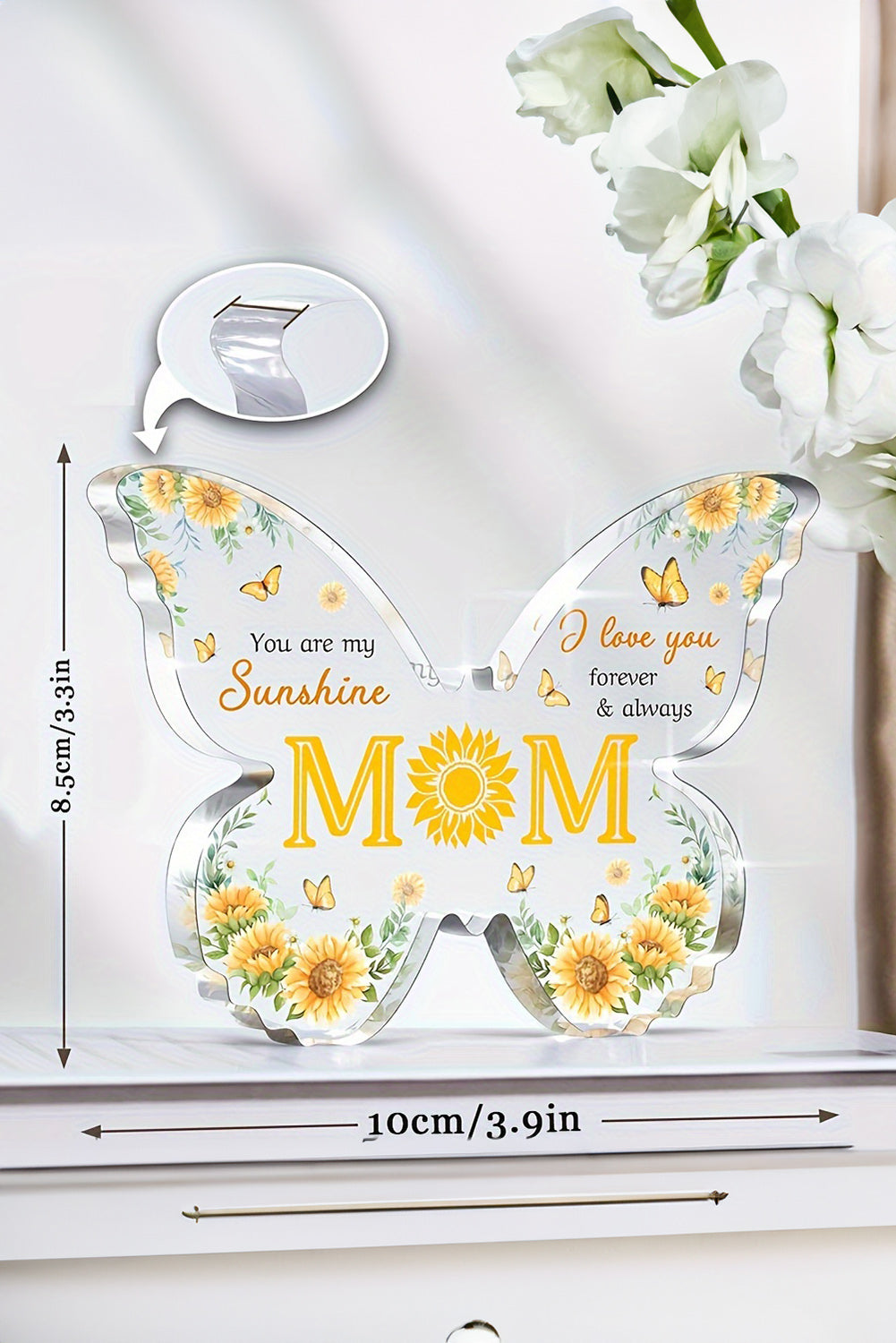 Ginger Mothers Day Butterfly Acrylic Decorative Plaque Gift Other Accessories JT's Designer Fashion