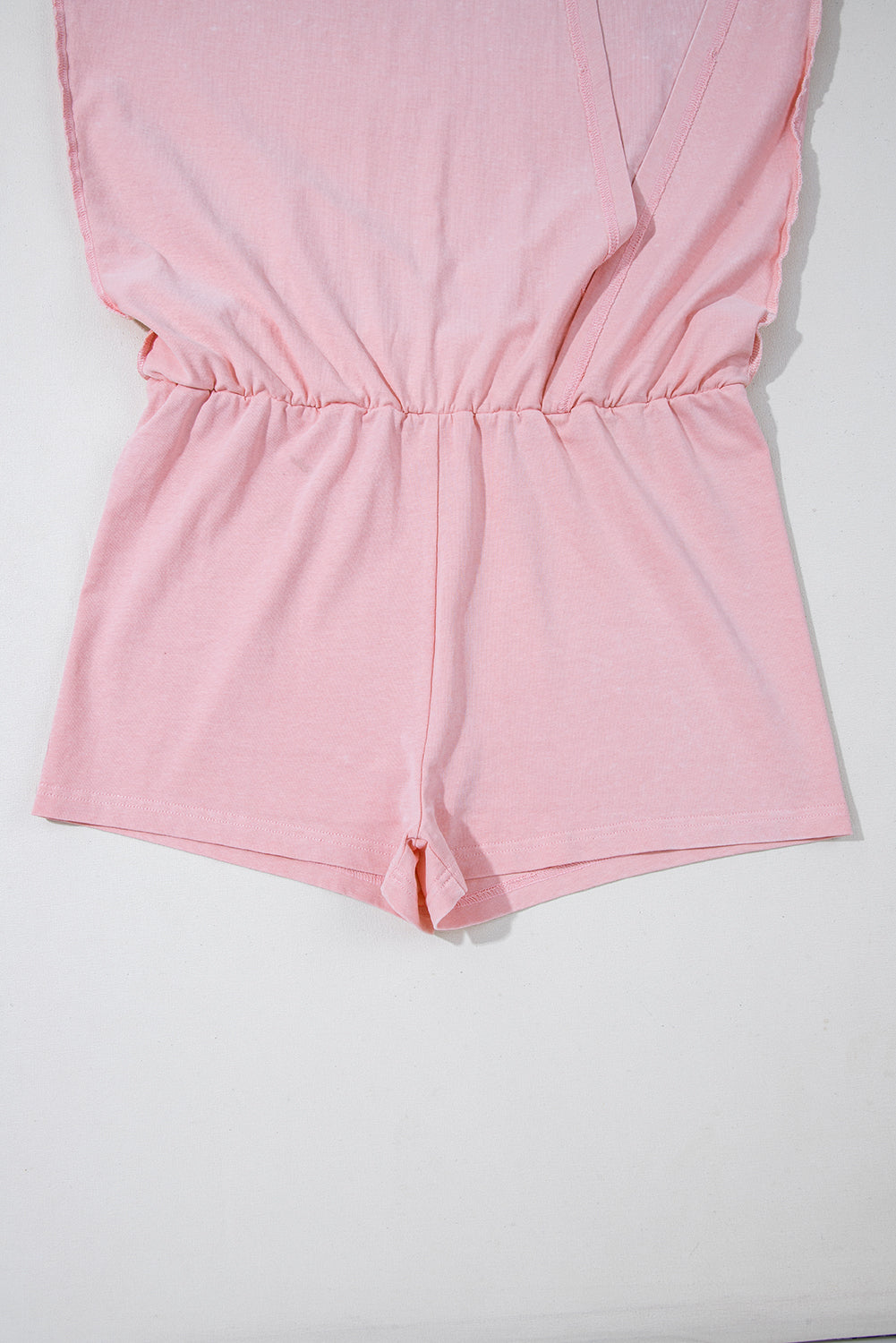 Light Pink 2 Pieces Mineral Wash Cotton Tank Top Lined Split Skirt Set Two Piece Dresses JT's Designer Fashion