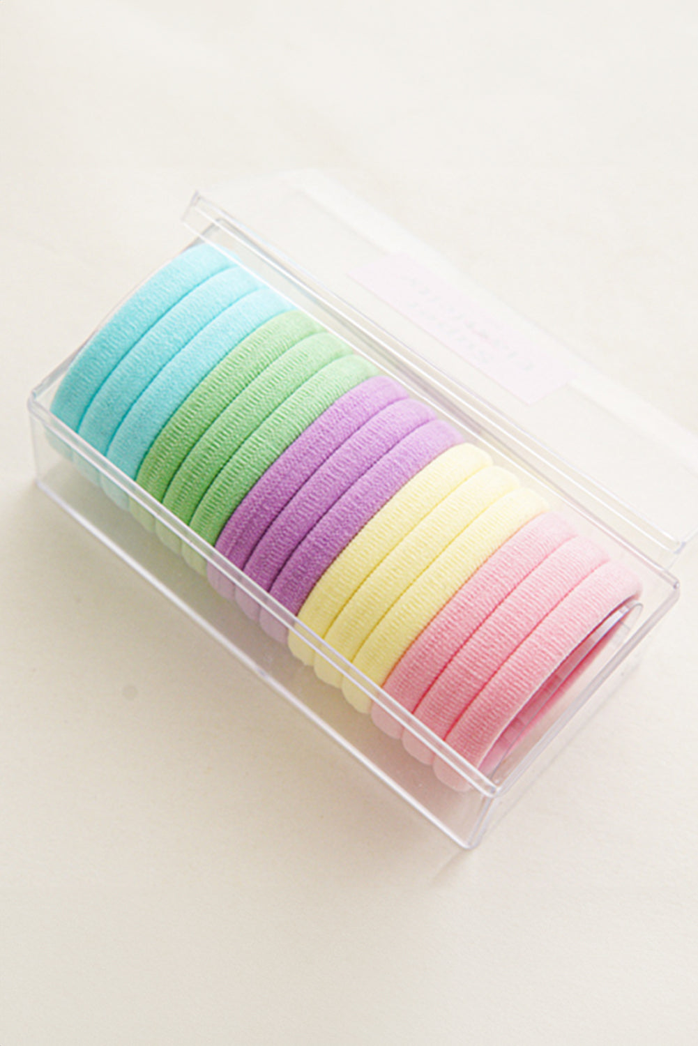 Pink Rainbow Colors High Elastic 15pcs/set Hair Tie Headwear JT's Designer Fashion