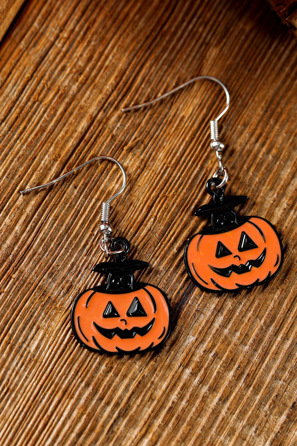 Carrot Pumpkin Face Halloween Necklace Earrings Jewelry Set Jewelry JT's Designer Fashion