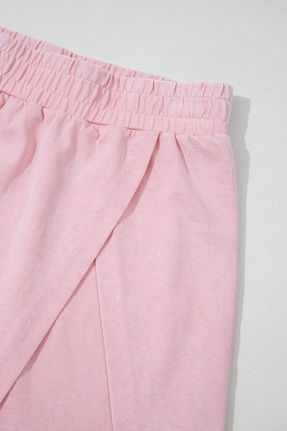 Light Pink 2 Pieces Mineral Wash Cotton Tank Top Lined Split Skirt Set Two Piece Dresses JT's Designer Fashion