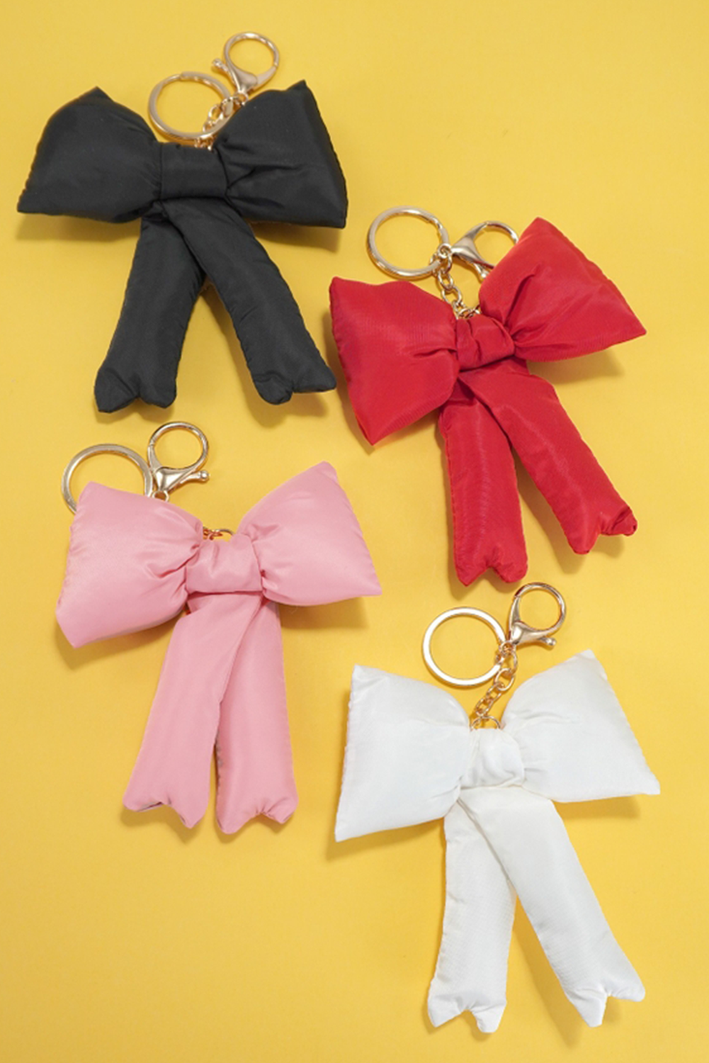 Pink Cute 3D Bow Knot Keychain Other Accessories JT's Designer Fashion