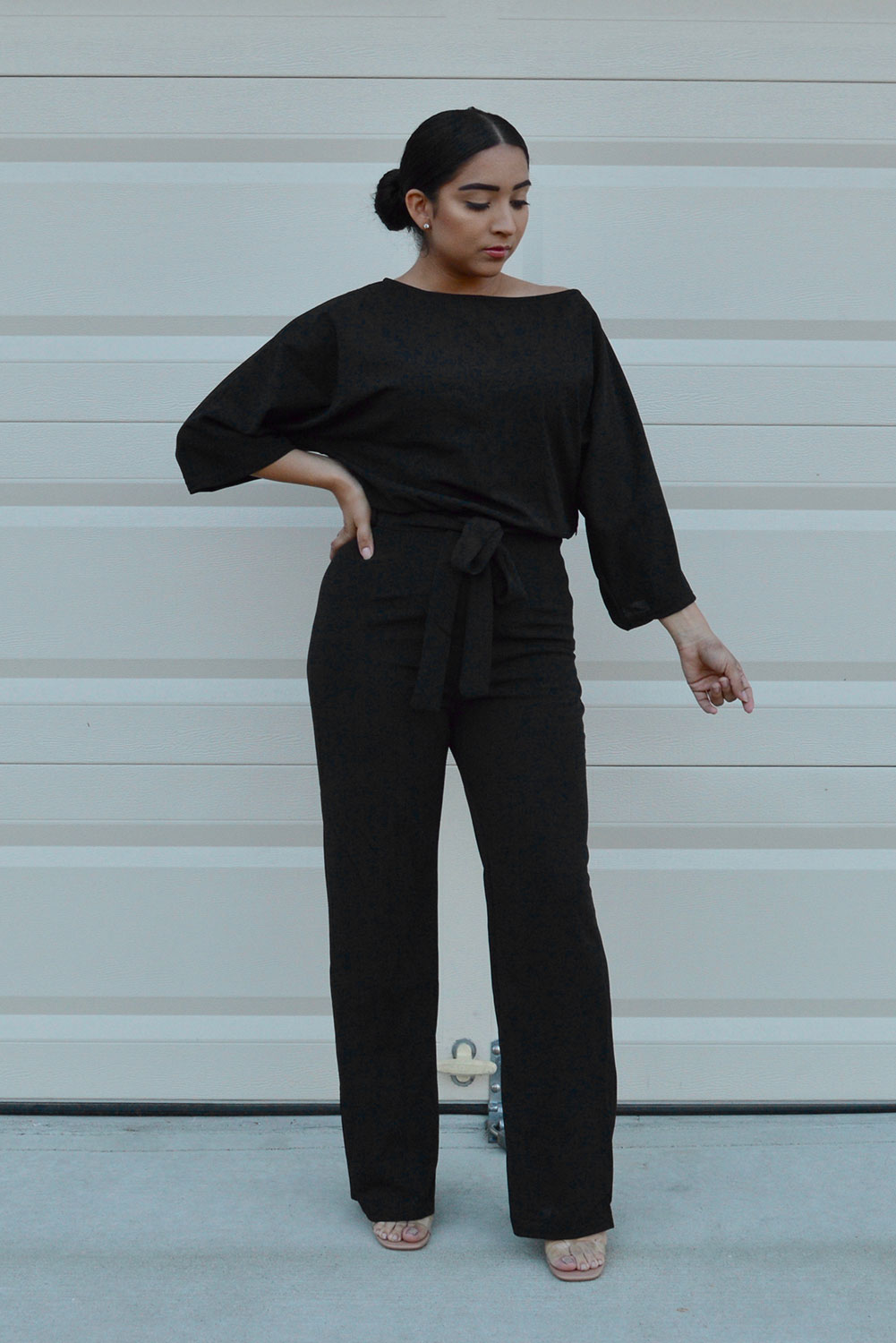 Black Date Night Jumpsuit Jumpsuits & Rompers JT's Designer Fashion