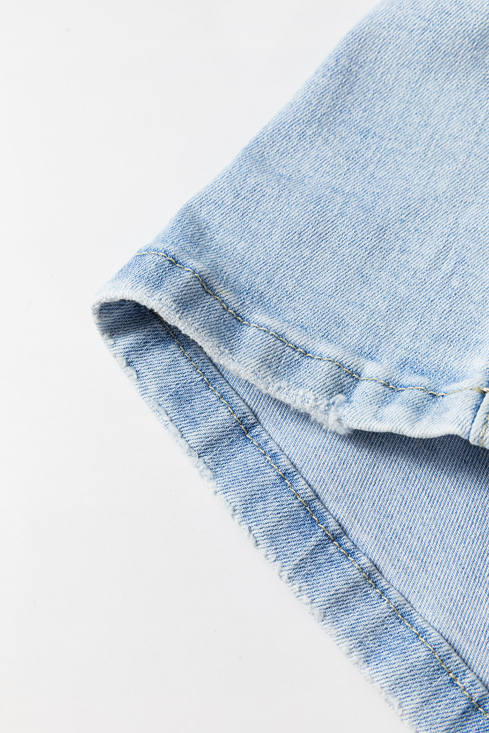 Beau Blue Vintage Light Wash Distressed Flare Jeans Jeans JT's Designer Fashion