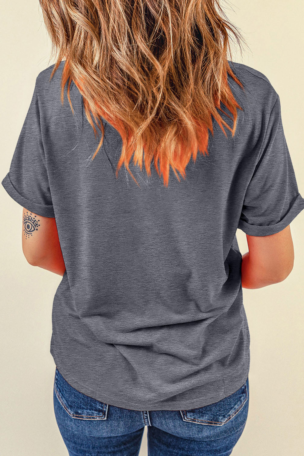 Gray Let The Good Times Boil Crawfish Leopard Heart Graphic Tee Graphic Tees JT's Designer Fashion