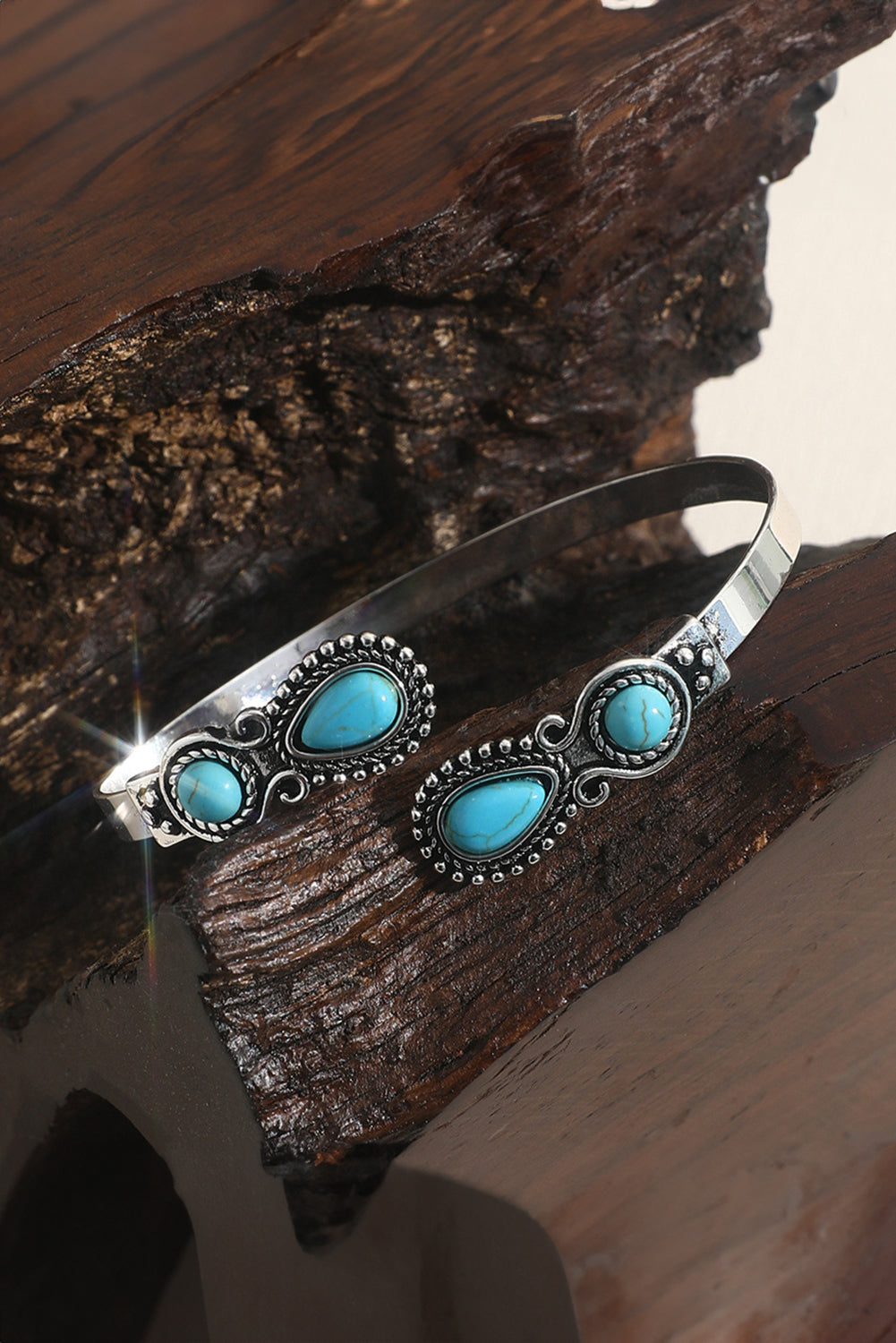 Skobeloff Western Turquoise Stone Bracelet Jewelry JT's Designer Fashion