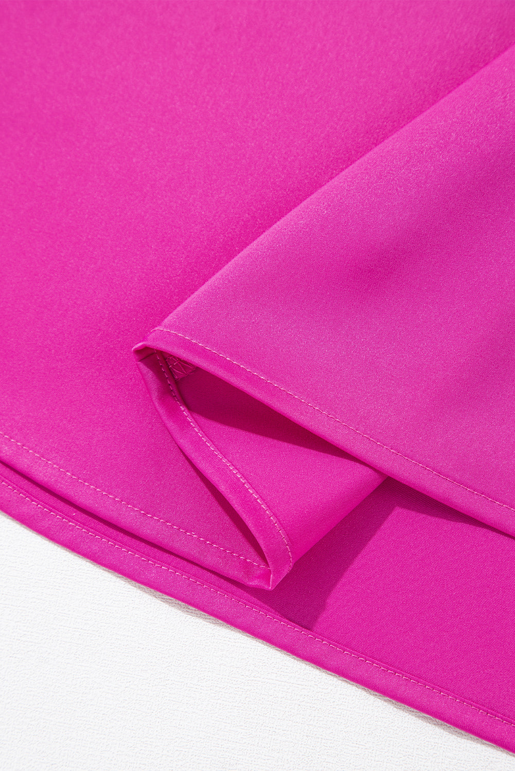 Bright Pink Silky V Neck Dolman Blouse Pre Order Tops JT's Designer Fashion