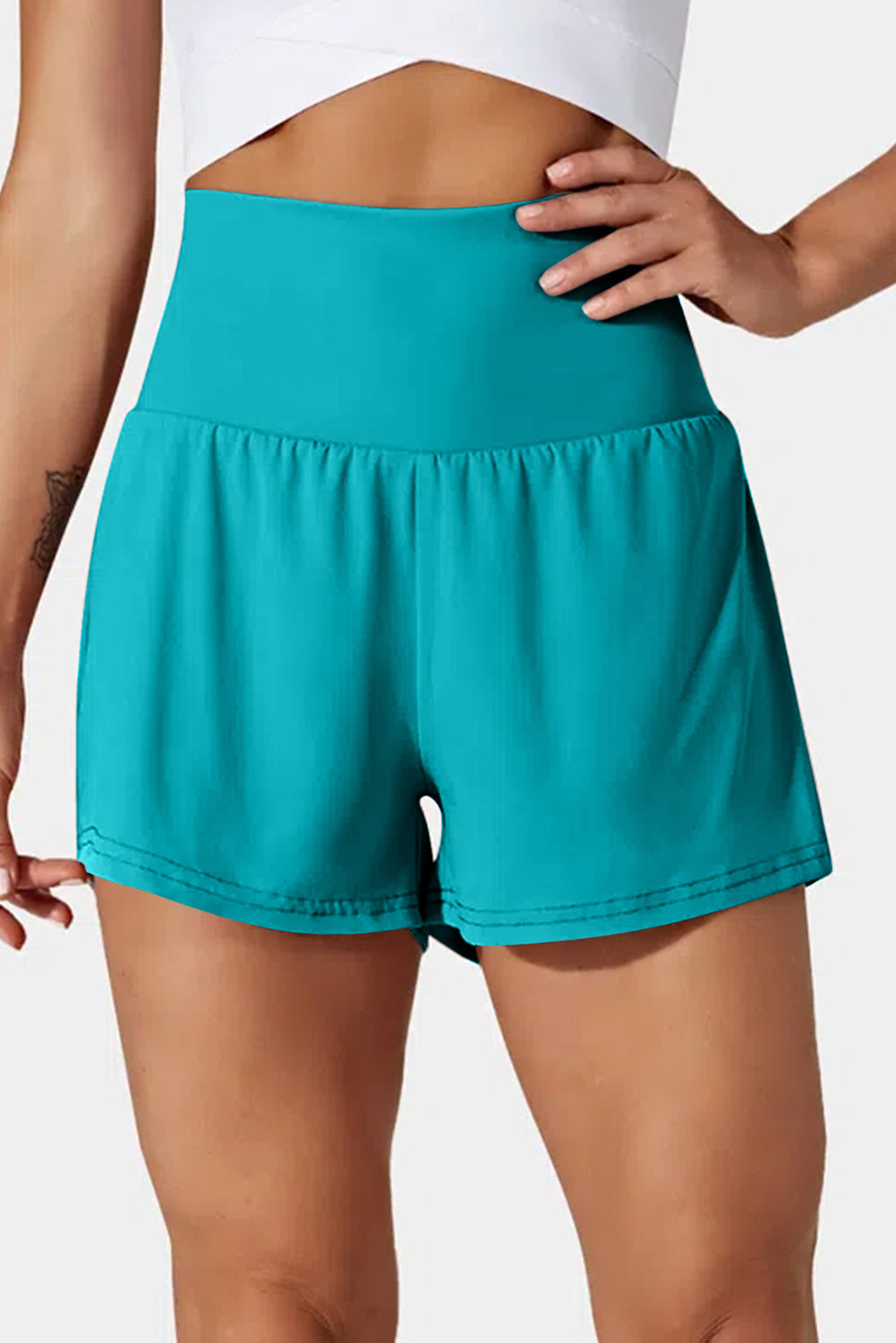 Skobeloff Pocketed Wide Waistband Swim Shorts Swimwear JT's Designer Fashion