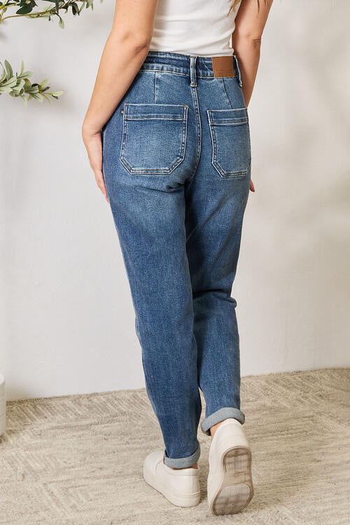 Judy Blue Full Size High Waist Drawstring Denim Jeans Jeans JT's Designer Fashion