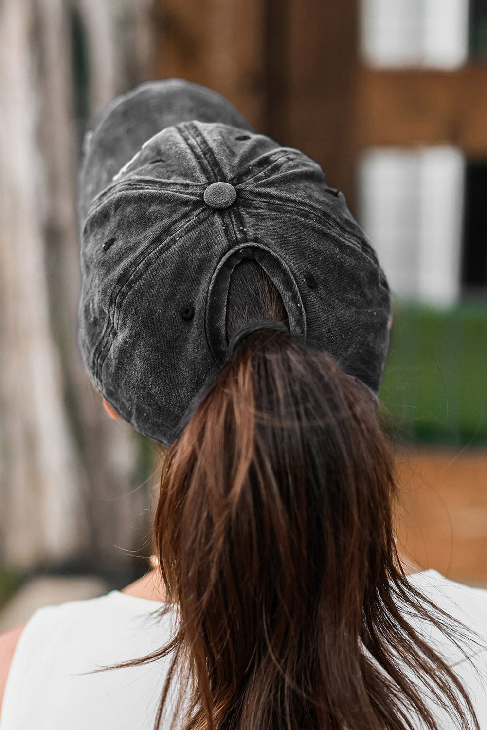 Black Mama Embroidered Letters Vintage Washed Baseball Cap Hats & Caps JT's Designer Fashion