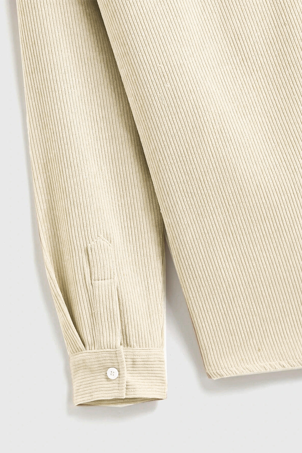 Apricot Men Corduroy Flap Pocket Button Front Shirt Men's Tops JT's Designer Fashion