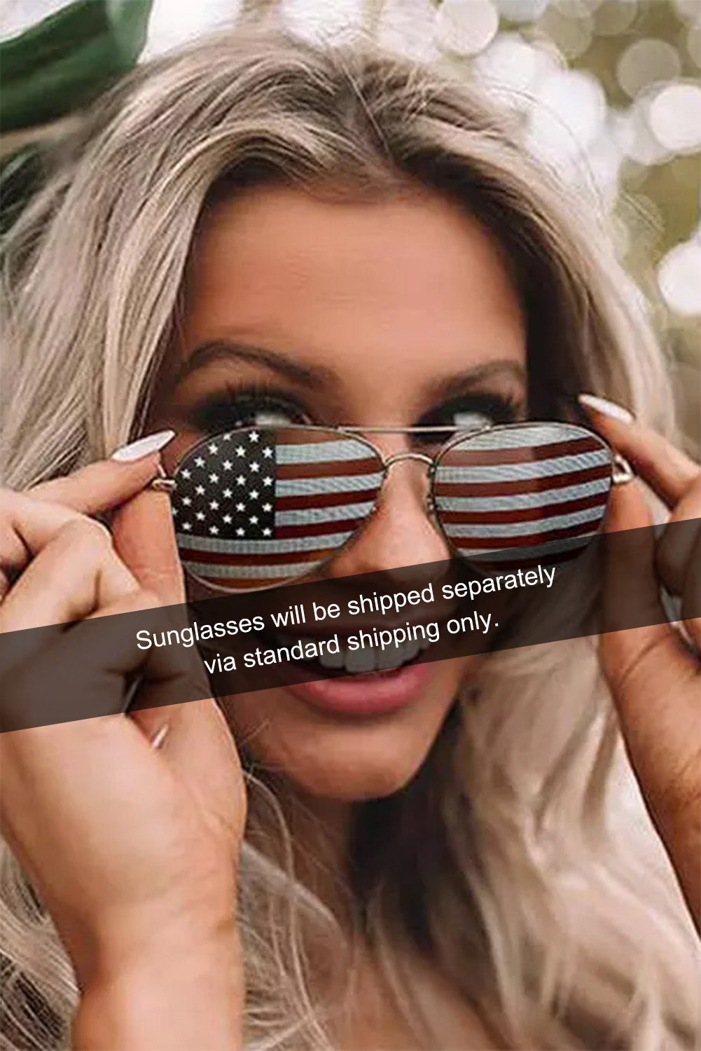 Black American Flag Lens Aviator Sunglasses Other Accessories JT's Designer Fashion