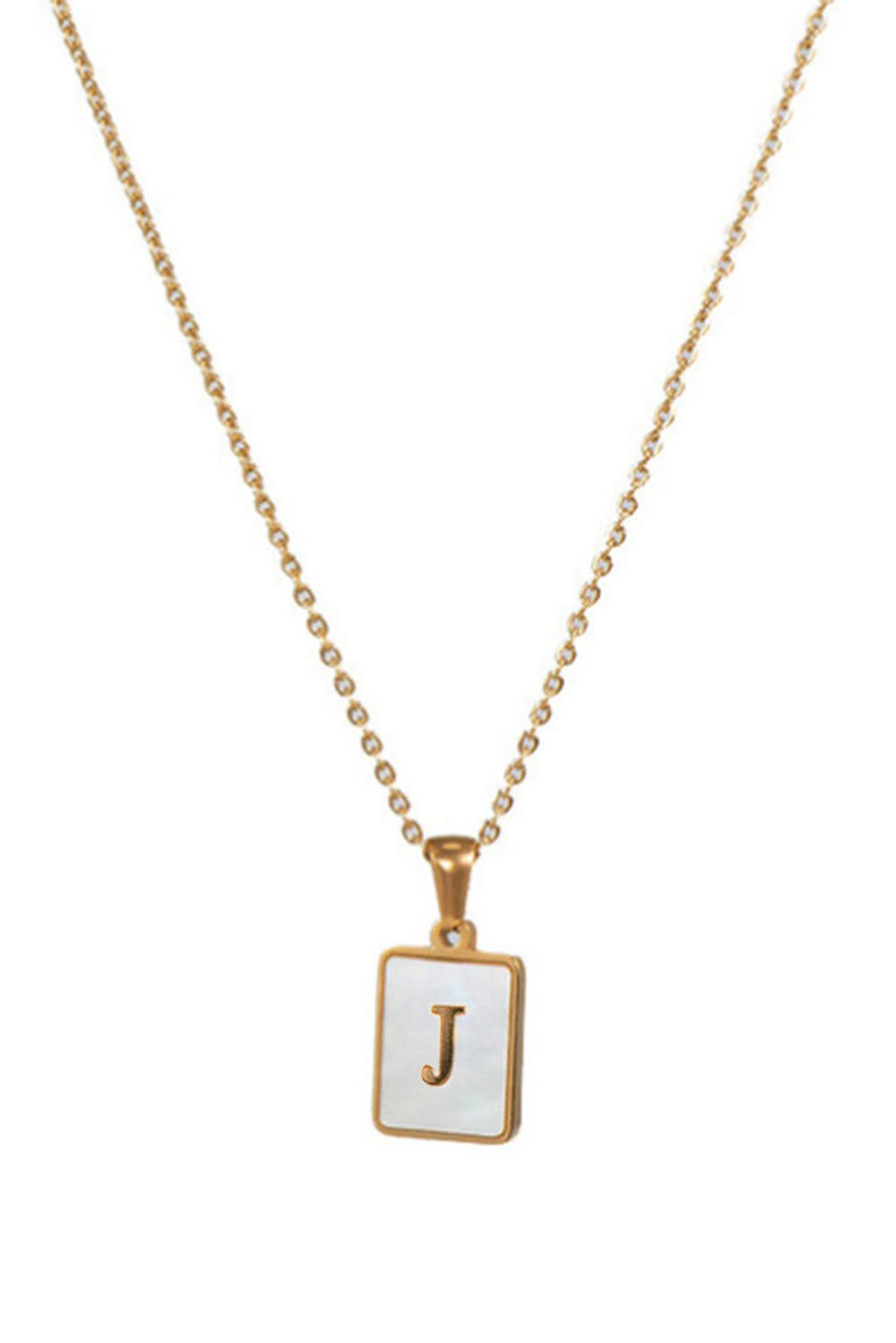 Casual Singel Letter Pendant Necklace Jewelry JT's Designer Fashion