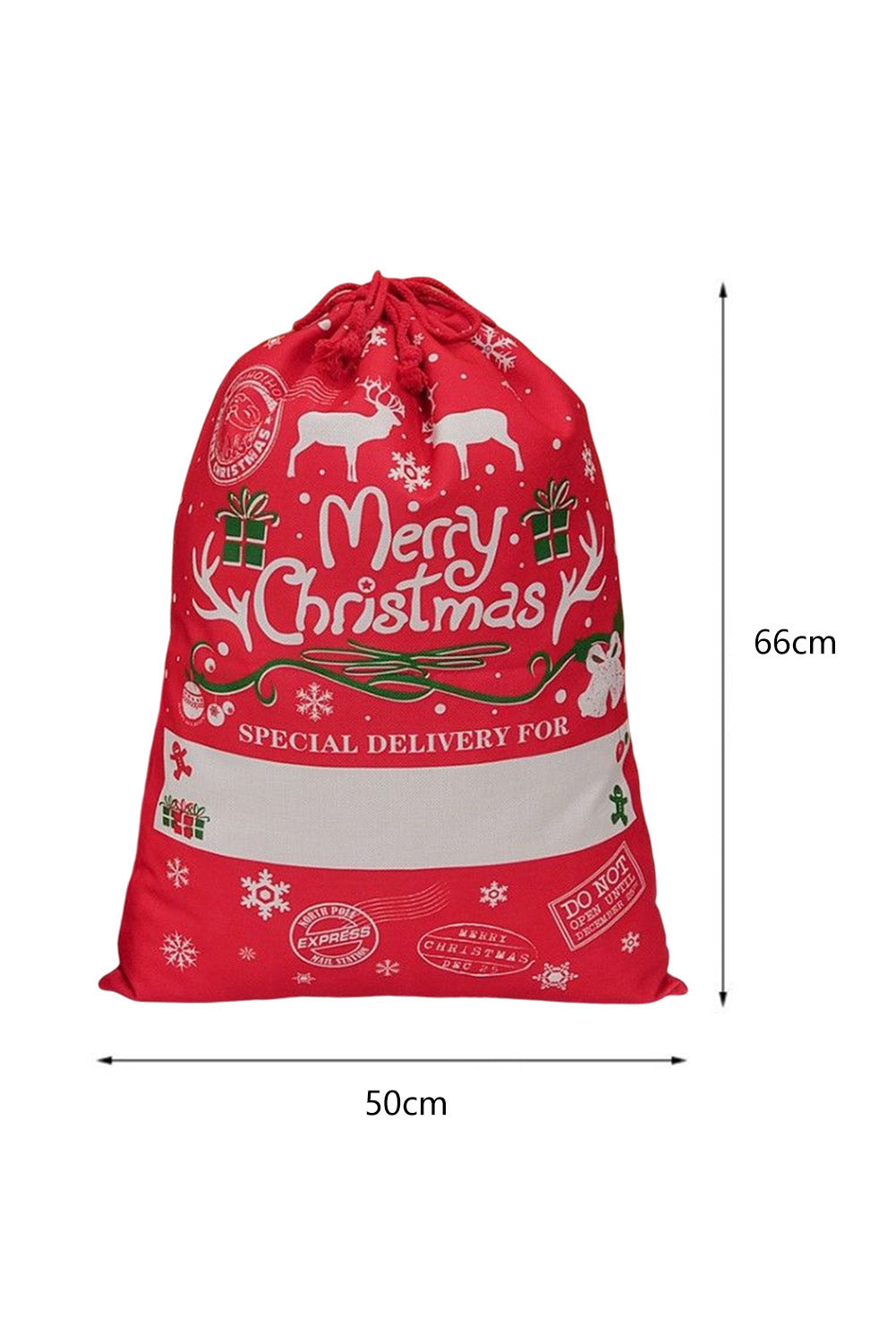 Christmas Drawstring Large Gift Bag 50*66cm Other Accessories JT's Designer Fashion