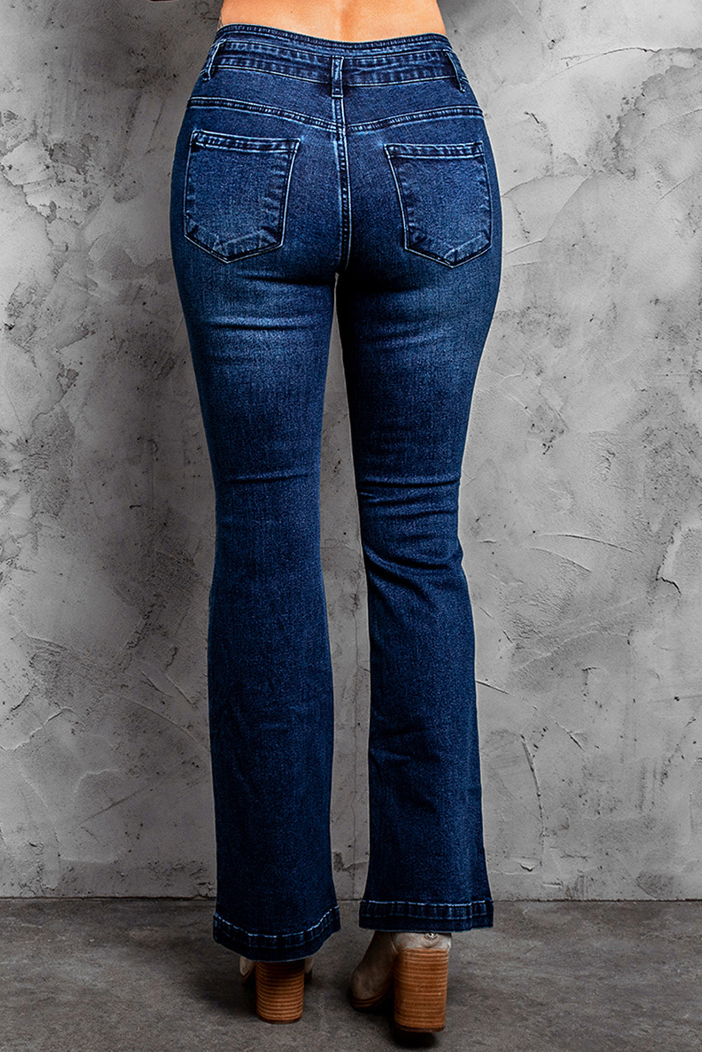 High Rise Flared Jeans Jeans JT's Designer Fashion