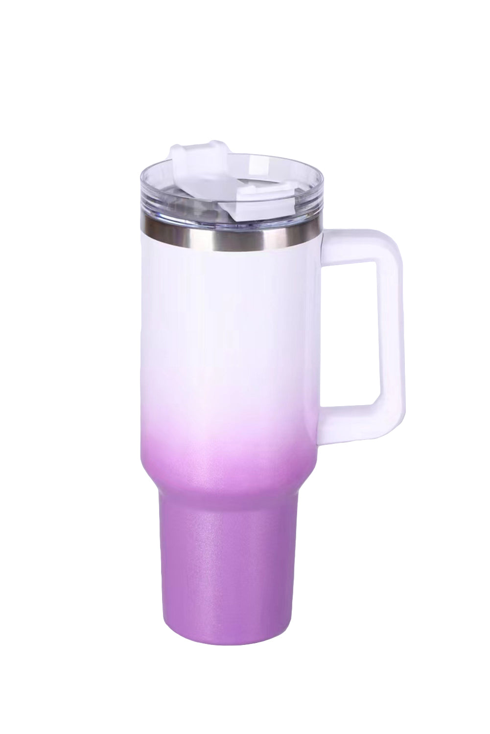 Purple Gradient Color Handled 304 Stainless Steel Vacuum Cup Tumblers JT's Designer Fashion