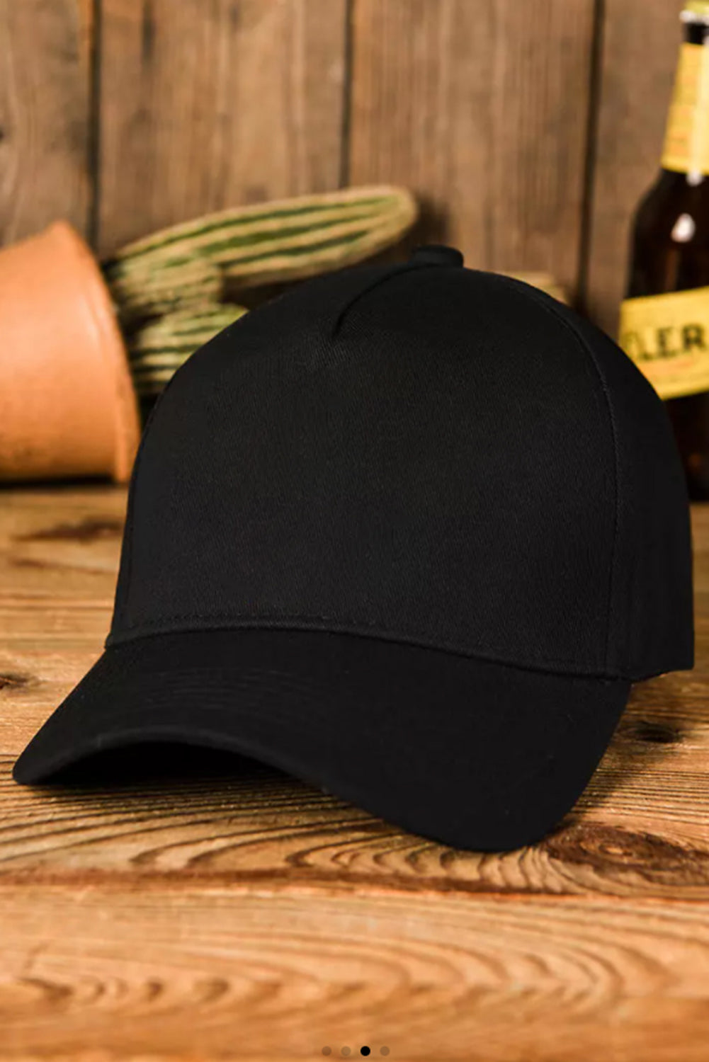 Black Casual Black Baseball Cap Hats & Caps JT's Designer Fashion