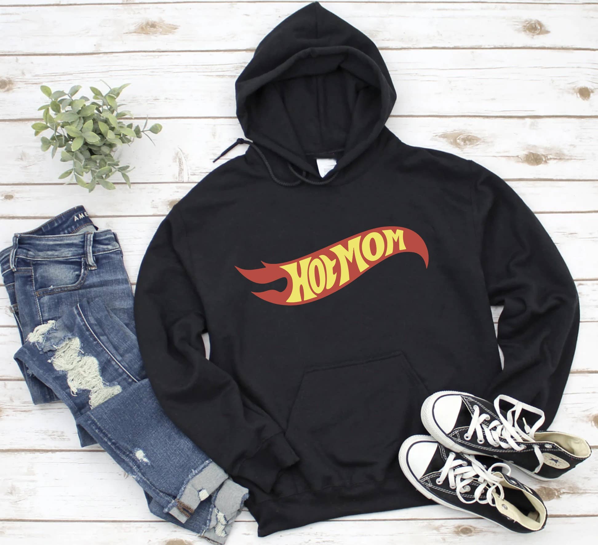 Hot Mom Hoodie Graphic Tees JT's Designer Fashion