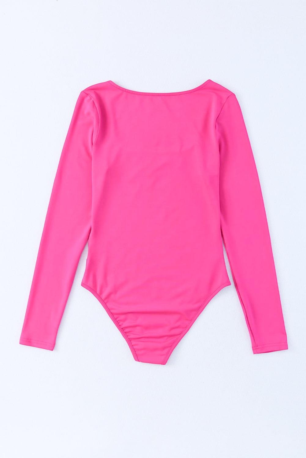 Rose Long Sleeve Square Neck Bodysuit Bodysuits JT's Designer Fashion