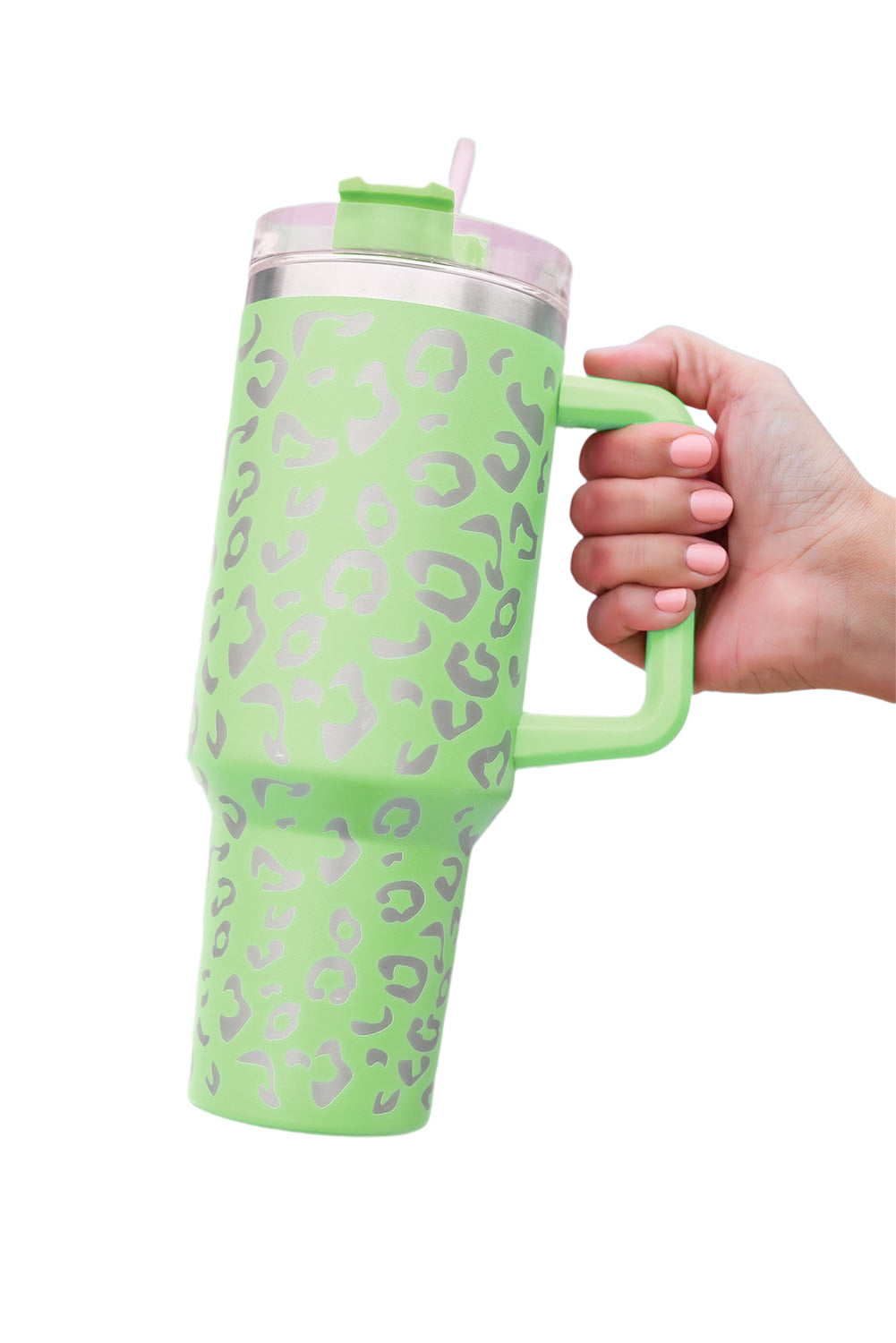 Green Leopard Spotted 304 Stainless Double Insulated Cup 40oz Tumblers JT's Designer Fashion