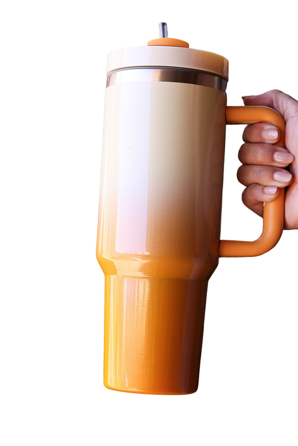 Orange Gradient Second Generation Stainless Steel Thermos Cup Tumblers JT's Designer Fashion